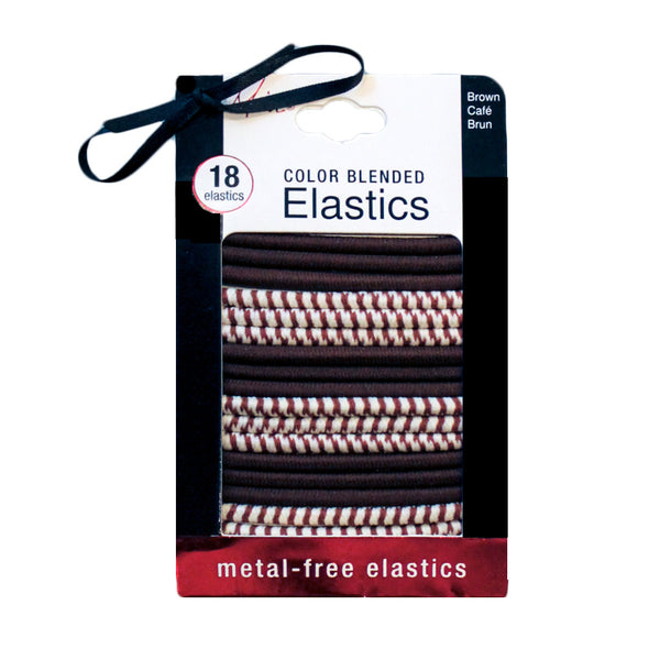 Mia® Color Blended Elastics - brown color on packaging - #MiaKaminski of Mia Beauty