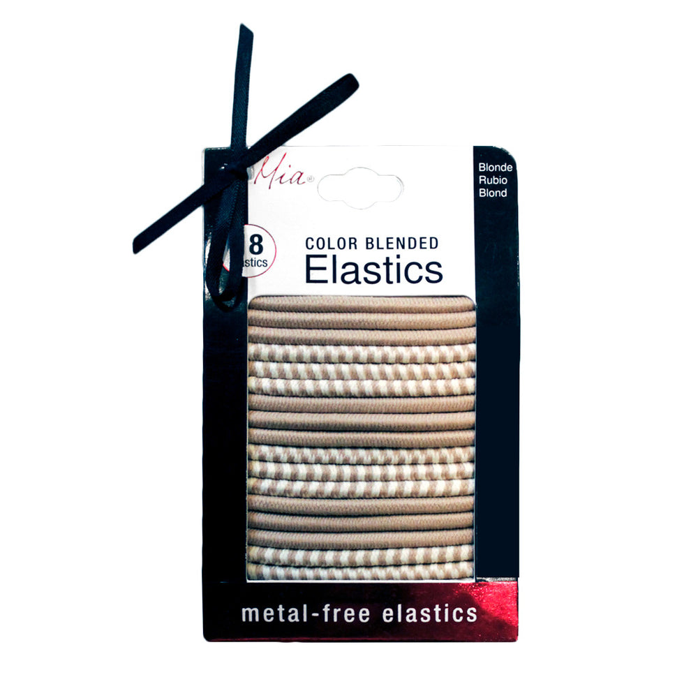 Mia® Color Blended Elastics - Blonde color on packaging - #MiaKaminski of Mia Beauty