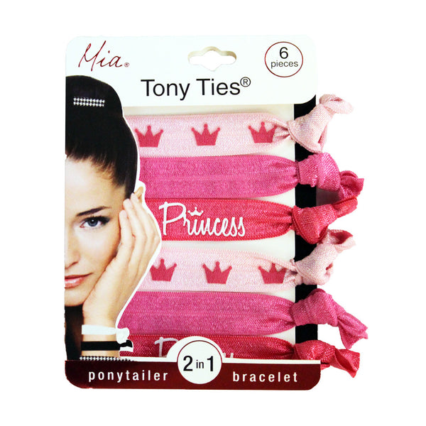 Tony Ties® Prints - Light Pink, Blush "Princess", Hot Pink