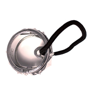 Mia® Tony Pony Ponytail Cuff - black and silver studs and hearts - - hook inside - designed by #MiaKaminski of Mia Beauty