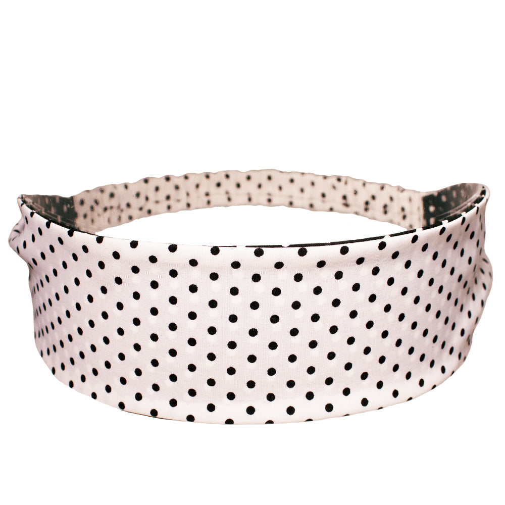 Mia® Reversible Headband - black and white - #MiaKaminski #Mia #MiaBeauty #Beauty #Hair #HairAccessories #headbands #silkheadband #lovethis #love #life #woman