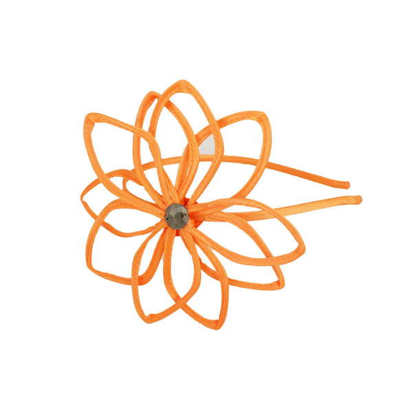 Bend-a-Roo™ Flower Headband - Orange