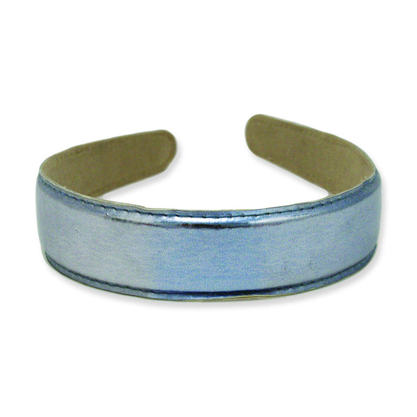 Mia®  Metallic Leather Headband - Blue - #MiaKaminski #Mia #MiaBeauty #Beauty #Hair #HairAccessories #headbands #headwraps #lovethis #love #life #woman #leather #metallic