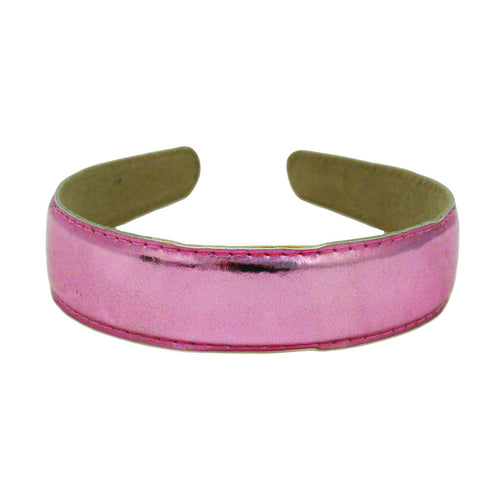 Mia®  Metallic Leather Headband - pink - #MiaKaminski #Mia #MiaBeauty #Beauty #Hair #HairAccessories #headbands #headwraps #lovethis #love #life #woman #leather #metallic