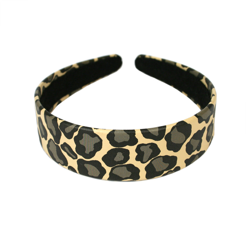 Mia® Leopard Print Headband - beige with taupe spots - by #MiaKaminski #MiaBeauty #Mia #Beauty #hairaccessories #headbands #fashion #love #life