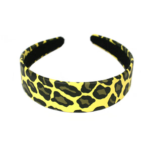 Mia® Leopard Print Headband - yellow with taupe spots - by #MiaKaminski #MiaBeauty #Mia #Beauty #hairaccessories #headbands #fashion #love #life