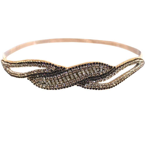 Mia® Embellished Headband – wave cut-out design  - designed by #MiaKaminski of #MiaBeauty #Mia #Beauty #headbands #prettyheadbands