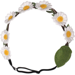 Mia® Flashion Flowers™ Light Up Headband - white daisies with white lights - by #MiaKaminski #Mia #MiaBeauty #Beauty #Hair #HairAccessories #headbands #lovethis #love #life #woman #flowerhalo #LEDlightedheadband #festivals #coachella #AsSeenOnTV