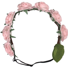 Mia® Flashion Flowers™ Light Up Headband - pink roses with white lights - by #MiaKaminski #Mia #MiaBeauty #Beauty #Hair #HairAccessories #headbands #lovethis #love #life #woman #flowerhalo #LEDlightedheadband #festivals #coachella #AsSeenOnTV