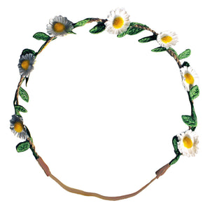 Mia® Flower Halo Headband Hair Accessory - white Daisies - by #MiaKaminski #Mia #MiaBeauty #Beauty #Hair #HairAccessories #headbands #lovethis #love #life #woman #flowerhalo #festivals #coachella