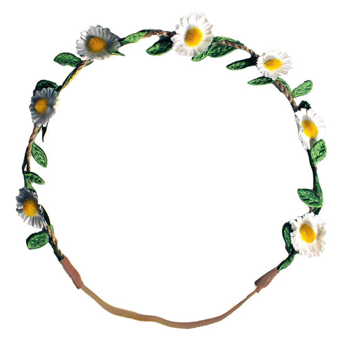 Mia® Flower Halo Headband Hair Accessory - white Daisies - by #MiaKaminski #Mia #MiaBeauty #Beauty #Hair #HairAccessories #headbands #lovethis #love #life #woman #flowerhalo #festivals #coachella