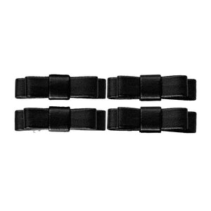 Mia® Leather Bow Barrettes - #MiaKaminski #Mia #MiaBeauty #Beauty #Hair #HairAccessories #barrettes #hairclips ##lovethis #love #life #blackleather