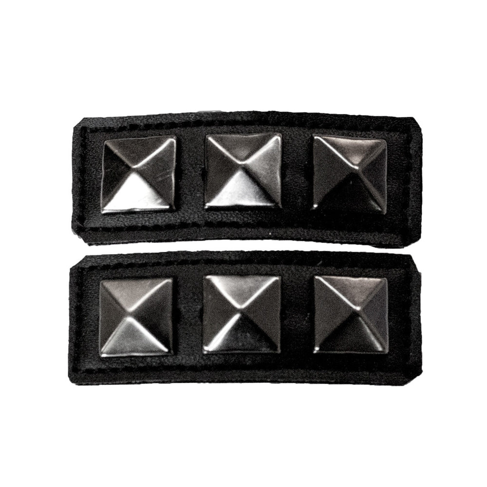Mia® Black and Gunmetal Studs Barrettes - #MiaKaminski #Mia #MiaBeauty #Beauty #Hair #HairAccessories #barrettes #hairclips ##lovethis #love #leather #studs