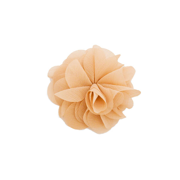 Flower Clip + Pin - Beige