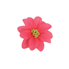 Mia Flower Clip/Pin - hair clip and pin - Neon Pink Flower - Mia Beauty
