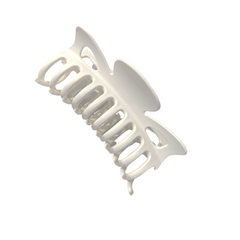 Mia Beauty Large Jaw Clamp matte white side view