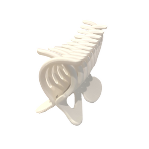 Mia Beauty Large Jaw Clamp matte white chamber view