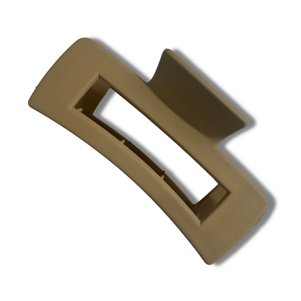Rectangular Jaw Clamp - Matte Taupe