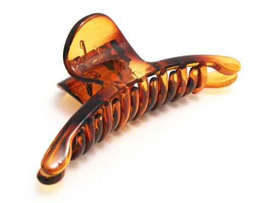 Mia® Slim Clip® jaw clamp - tortoise  - Mia Beauty - designed by #MiaKaminski #Mia #MiaBeauty #Beauty #Hair #HairAccessories #barrettes #hairclips  #jawclampsforhair #lovethis #love #life #tortoise #woman