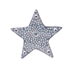 Mia Hair Sticker® - large Silver Star - invented by #MiaKamiski of Mia Beauty