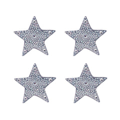 Mia Hair Stickers® - mini Silver Stars - invented by #MiaKaminski of Mia Beauty - 2
