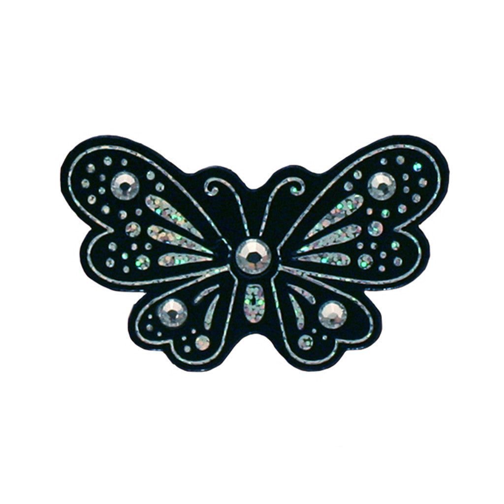Mia® Hair Stickers® - small Black Butterflies - black color - invented by #MiaKaminski of Mia Beauty