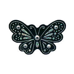 Mia® Hair Stickers® - Black Butterfly - black color - invented by #MiaKaminski of Mia Beauty