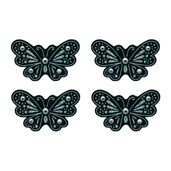 Mia® Hair Stickers® - mini Black Butterflies - black color - invented by #MiaKaminski of Mia Beauty