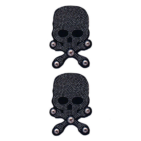 Mia® Hair Stickers® - small Black Skull with Crossbones - Mia Beauty - #MiaKaminski