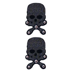 Mia® Hair Stickers® - small Black Skull with Crossbones - Mia Beauty - #MiaKaminski
