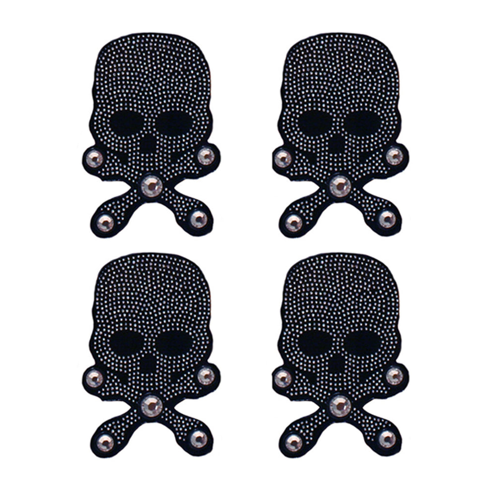 Mia® Hair Stickers® - mini Black Skull with Crossbones - Mia Beauty - #MiaKaminski