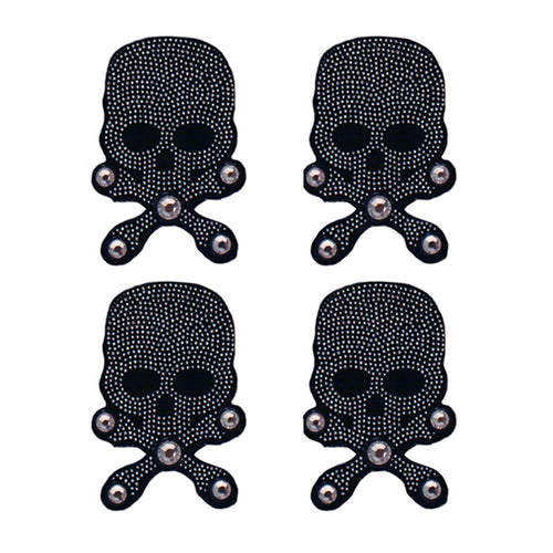 Mia® Hair Stickers® - mini Black Skull with Crossbones - Mia Beauty - #MiaKaminski