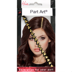 Part Art­® - Gold arrow triangles - in packaging - Mia Beauty invented by #MiaKaminski