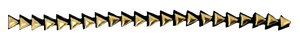 Part Art­® - Gold arrow triangles - in packaging - Mia Beauty invented by #MiaKaminski