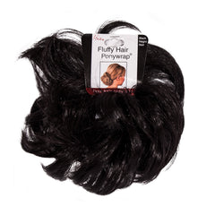 Mia® Fluffy Hair Ponywrap® - Black - #MiaBeauty - designed by #MiaKaminski