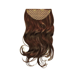 Mia® Clip-n-Hair® commitment free, instant hair, instant volume - medium brown color - designed by #MiaKaminski of #MiaBeauty