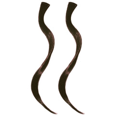 Mia® Clip-n-Color®, Clip On Hair Extensions – synthetic wig hair  - dark brown color - designed by #MiaKaminski of #MiaBeauty #Mia #Beauty #HairAccessories #SyntheticWigHair #extensions 