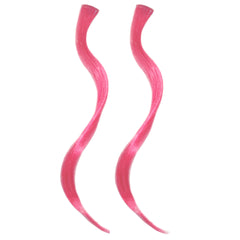 Mia® Clip-n-Color® hair extensions on a clip - 2 pieces - #MiaKaminski of #MiaBeauty - pink color #extensions