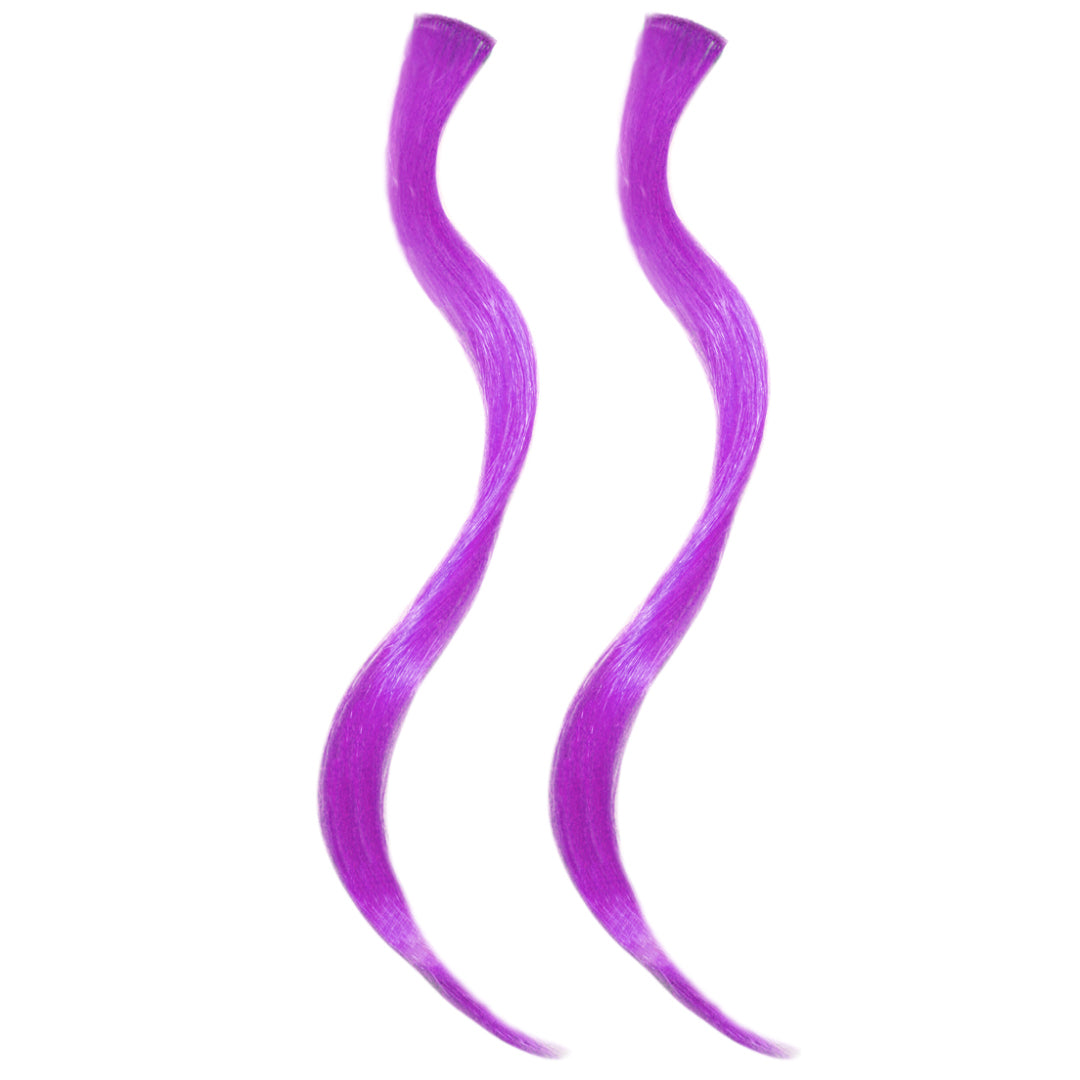 Clip in hair extensions purple outlet