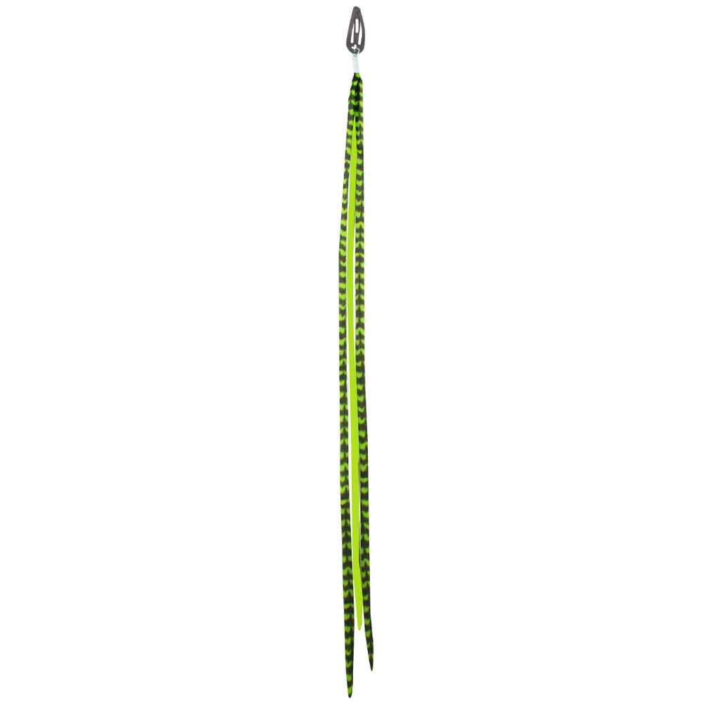 Mia® Clip-n-faux Feathers® - green color - As Seen On TV - invented by #MiaKaminski of #MiaBeauty