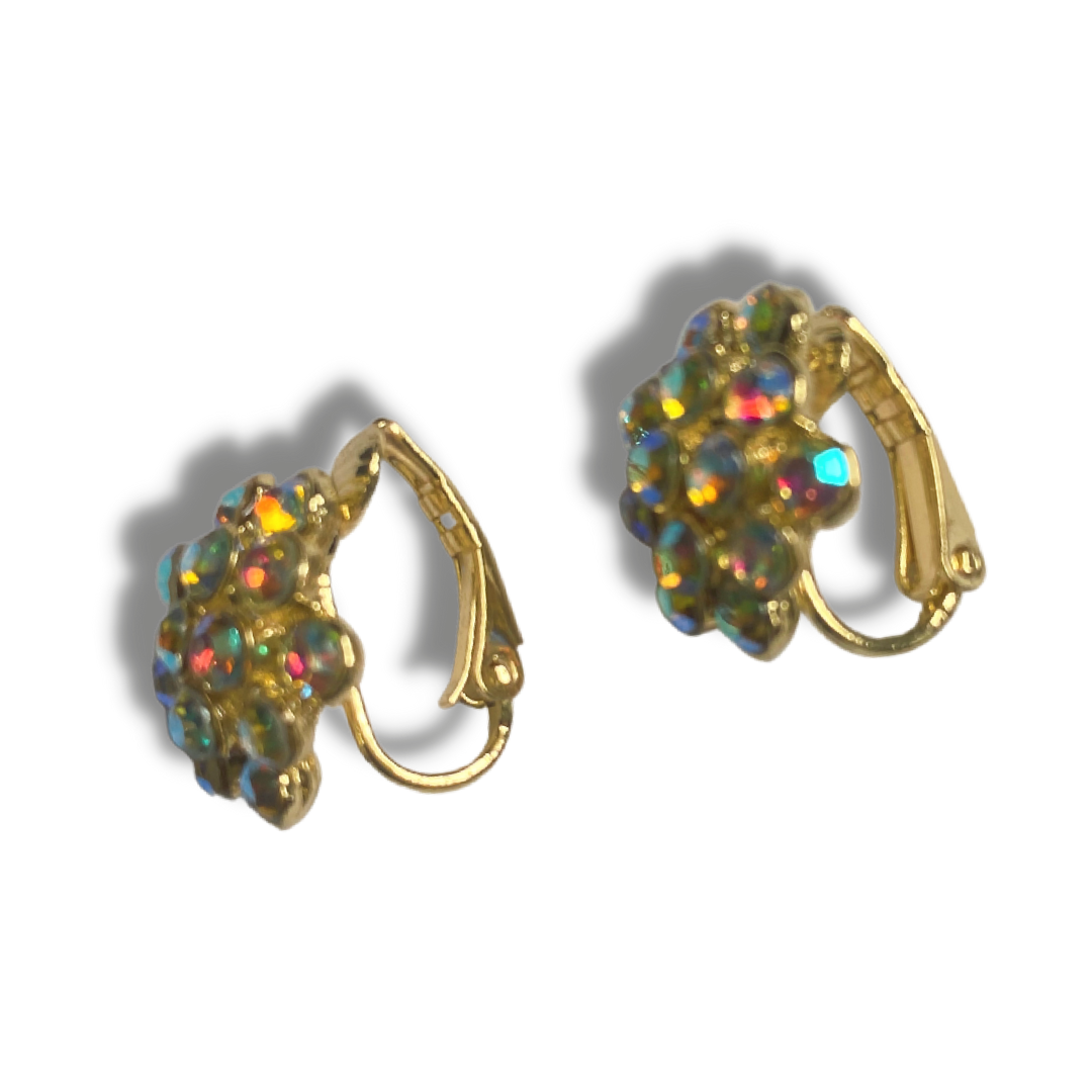Metallic Green Earrings Mia Oval S | Lott Gioielli
