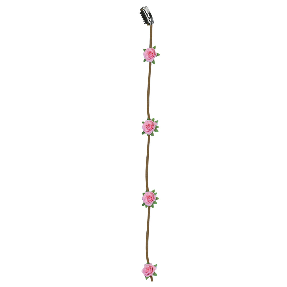 Mia® Clip-n-Flowers™ - Extension clip - pink color - designed by #MiaKaminski of #MiaBeauty