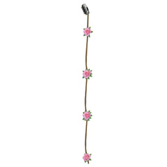 Mia® Clip-n-Flowers™ - pink color - designed by #MiaKaminski of #MiaBeauty