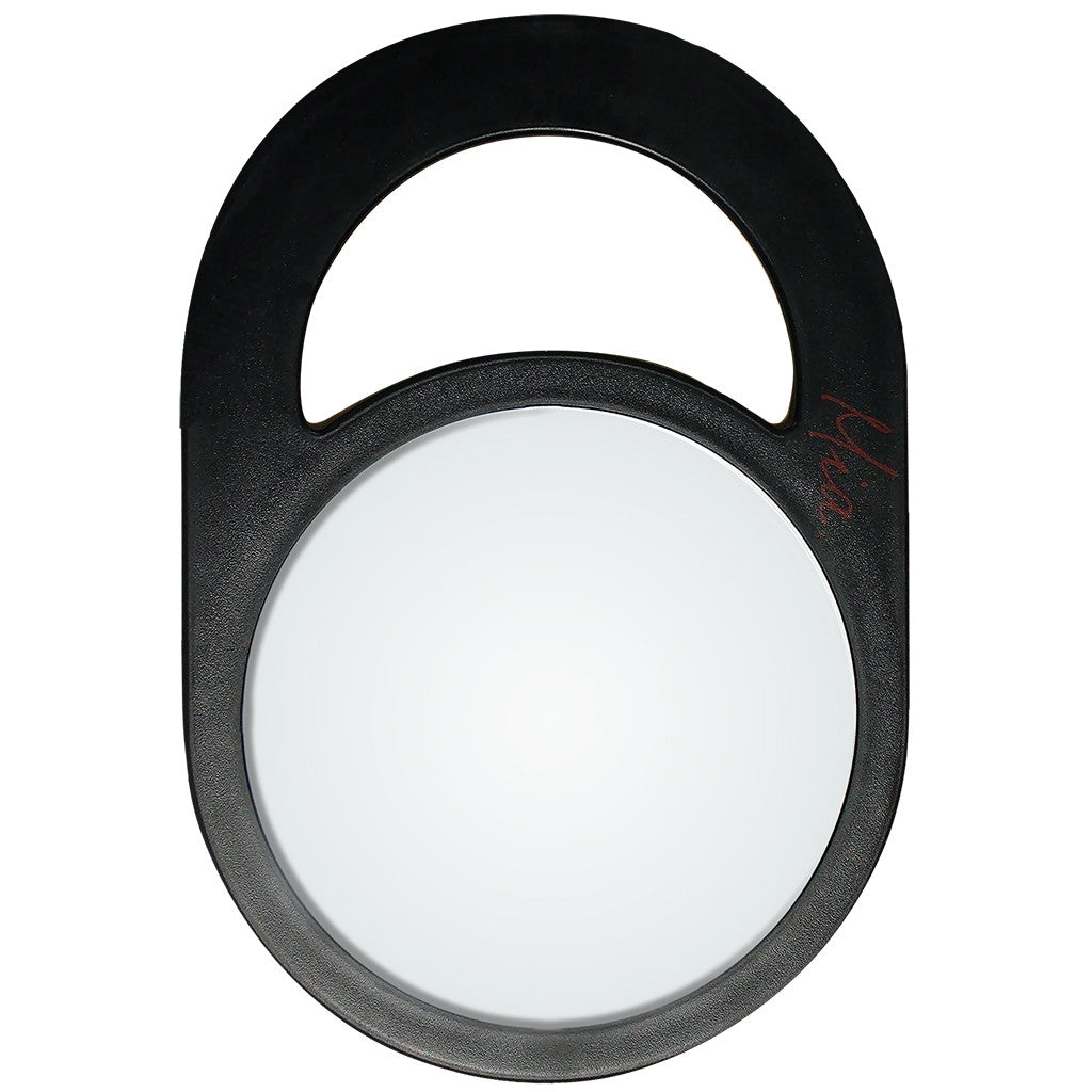 Mia® Beauty Unbreakable Hanging or Handheld Vanity  Mirror - black color - made by Mia Beauty #MiaKaminski