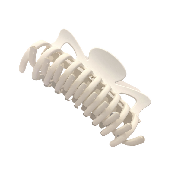 Mia Beauty Large Jaw Clamp matte white bottom view