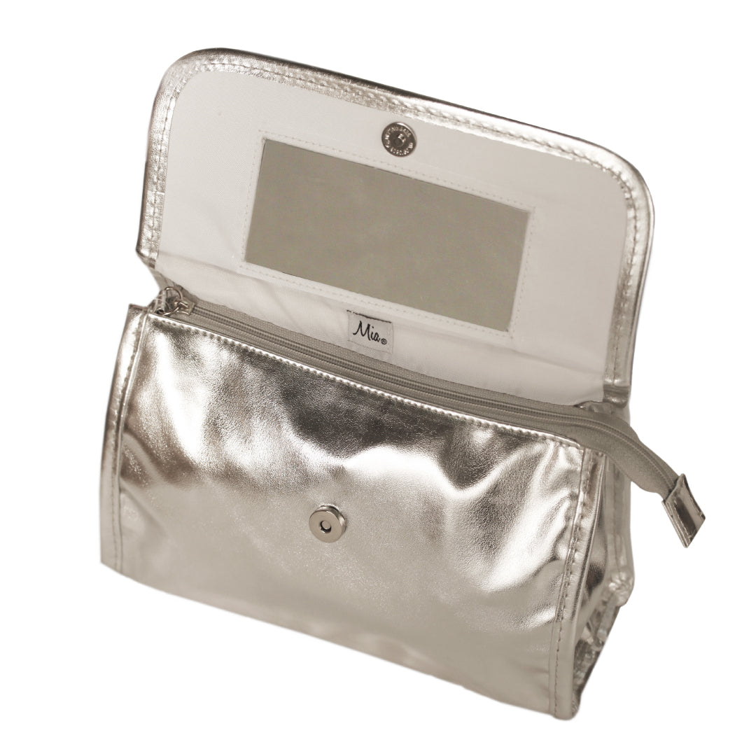 Cosmetic Bag with Mirror Heart Collection Mia Beauty