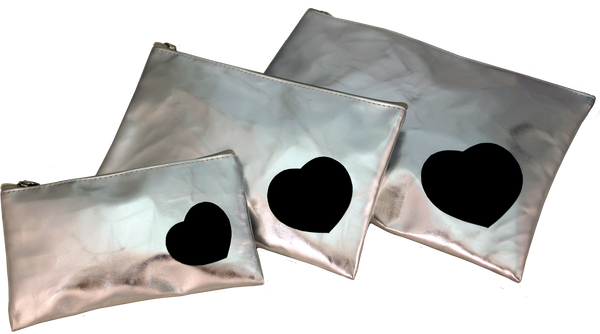 Cosmetic Bag Set - Heart Collection