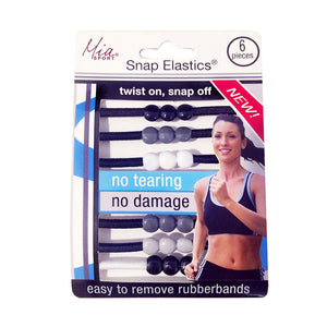 Mia® Sport Snap Elastics™ - shown in packaging - by #MiaKaminski of Mia Beauty 