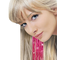 Mia® Clip-n-Bling - pink color - shown on model - designed by #MiaKaminski of #Mia Beauty
