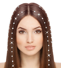 Mia® Clip-n-Crystals® hair accessory clip on model Mia Kaminski